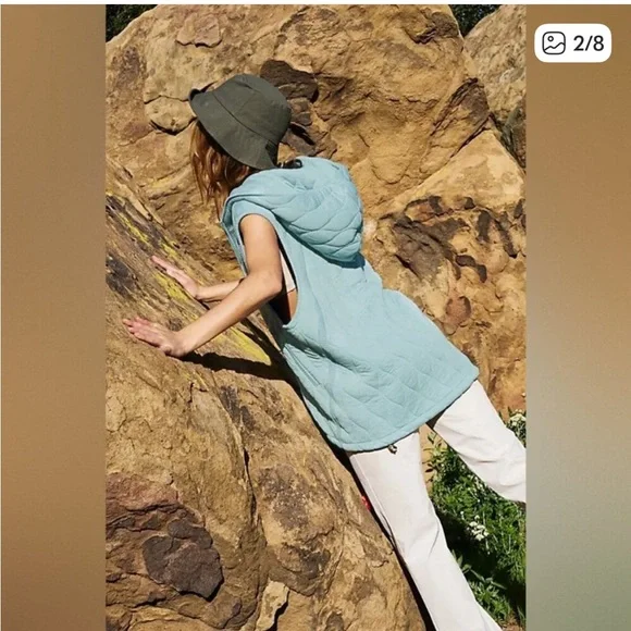 NWOT Free People Movement Dream Big Quilted Vest - Picture 2 of 8